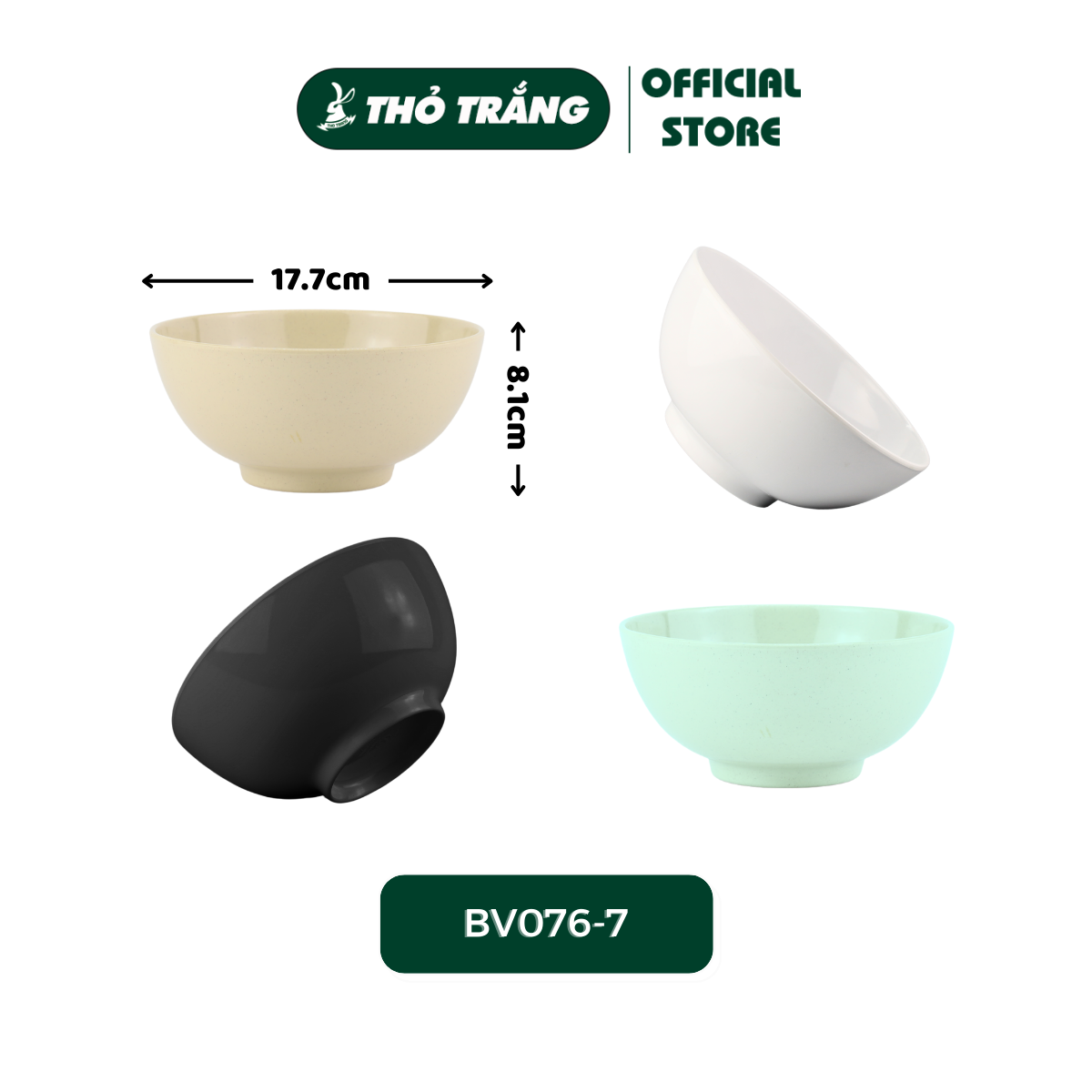 Tô lớn ăn mì bún phở đựng canh nhựa melamine Thái Lan nhiều màu nhiều size