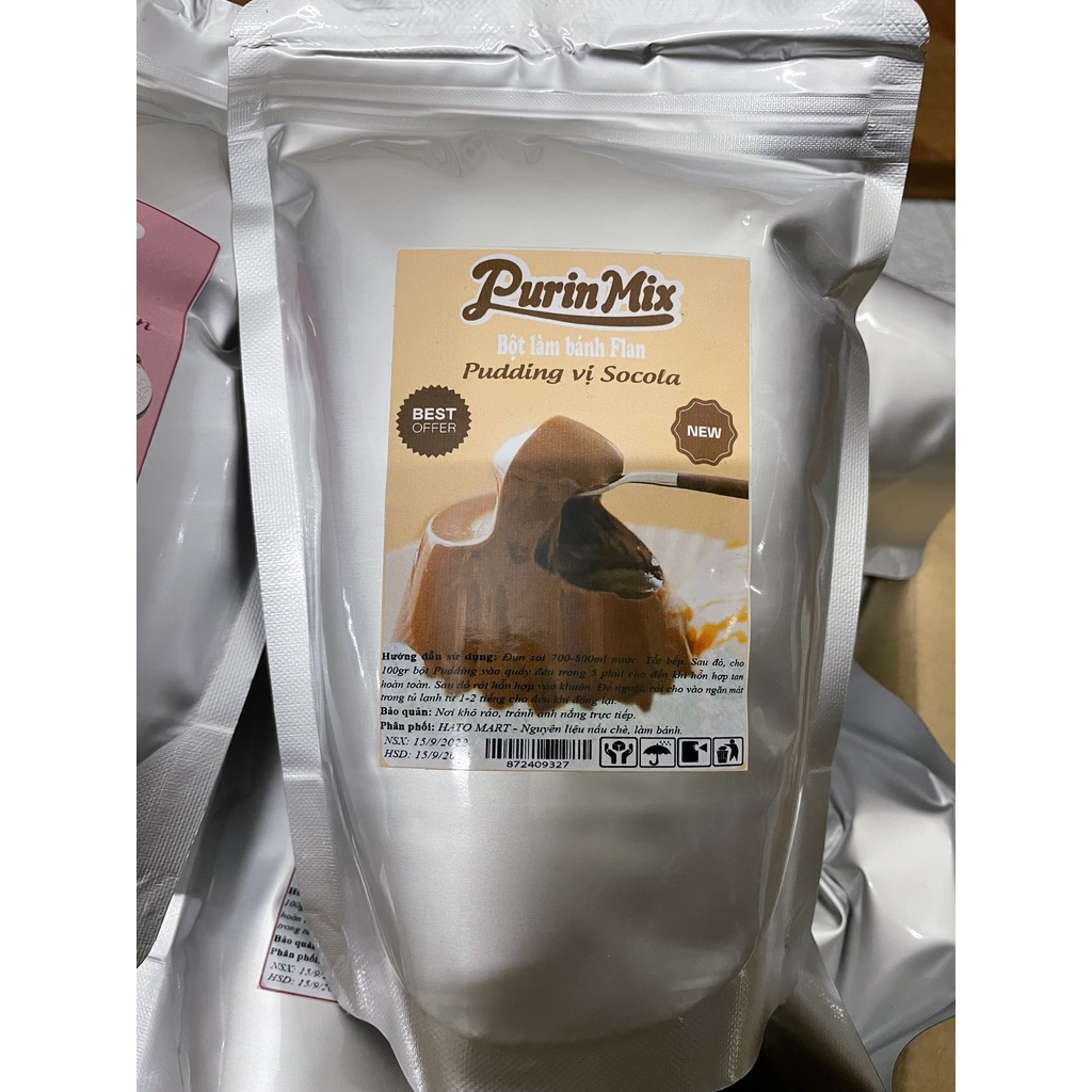 {Bán rẻ nhận 5 sao} 500gr Bột Pudding, Flan các vị siêu ngon, kèm công thức nấu.