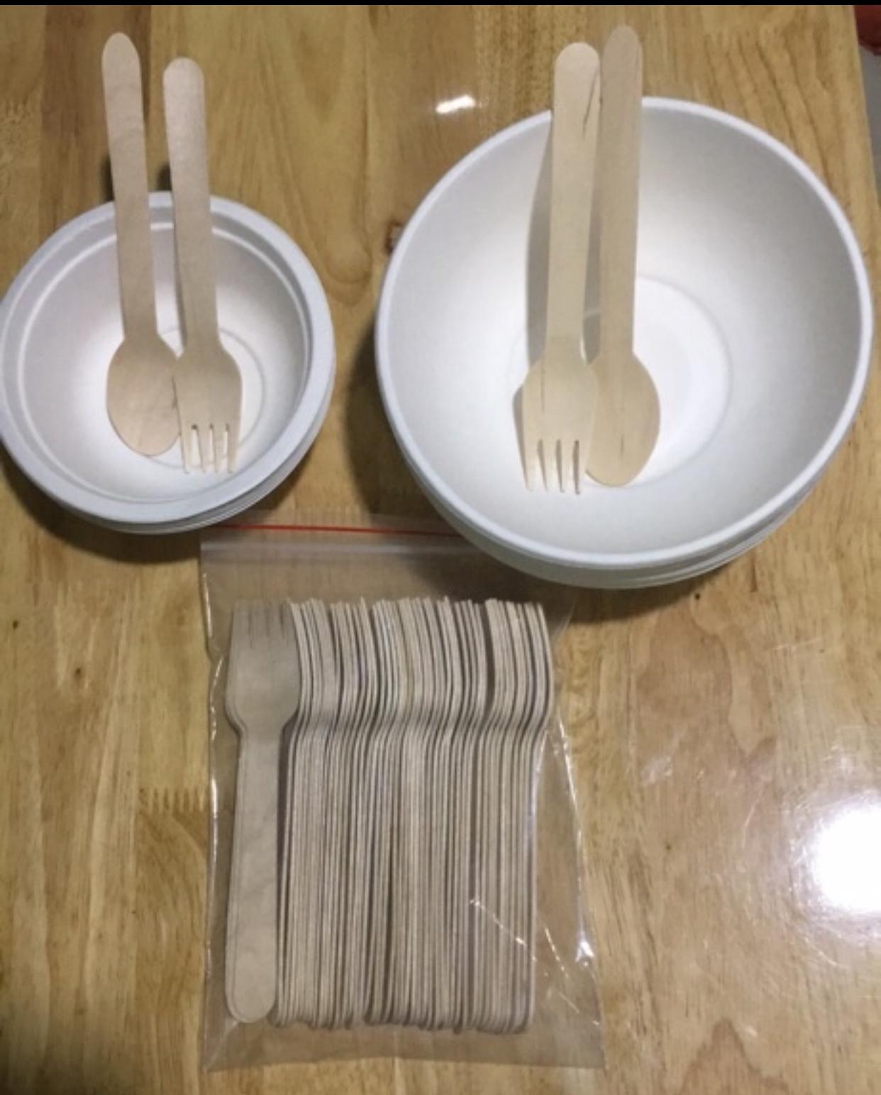 [HCM]Set 100 nĩa gỗ dùng 1 lần
