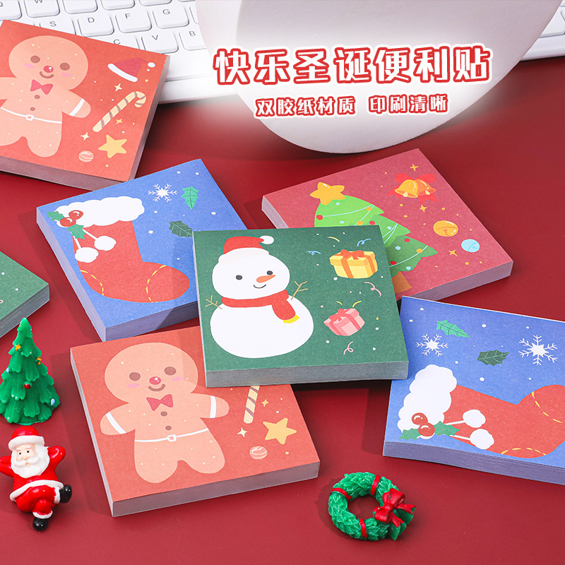 Note ghi chú noel 8x8cm 50 tờ