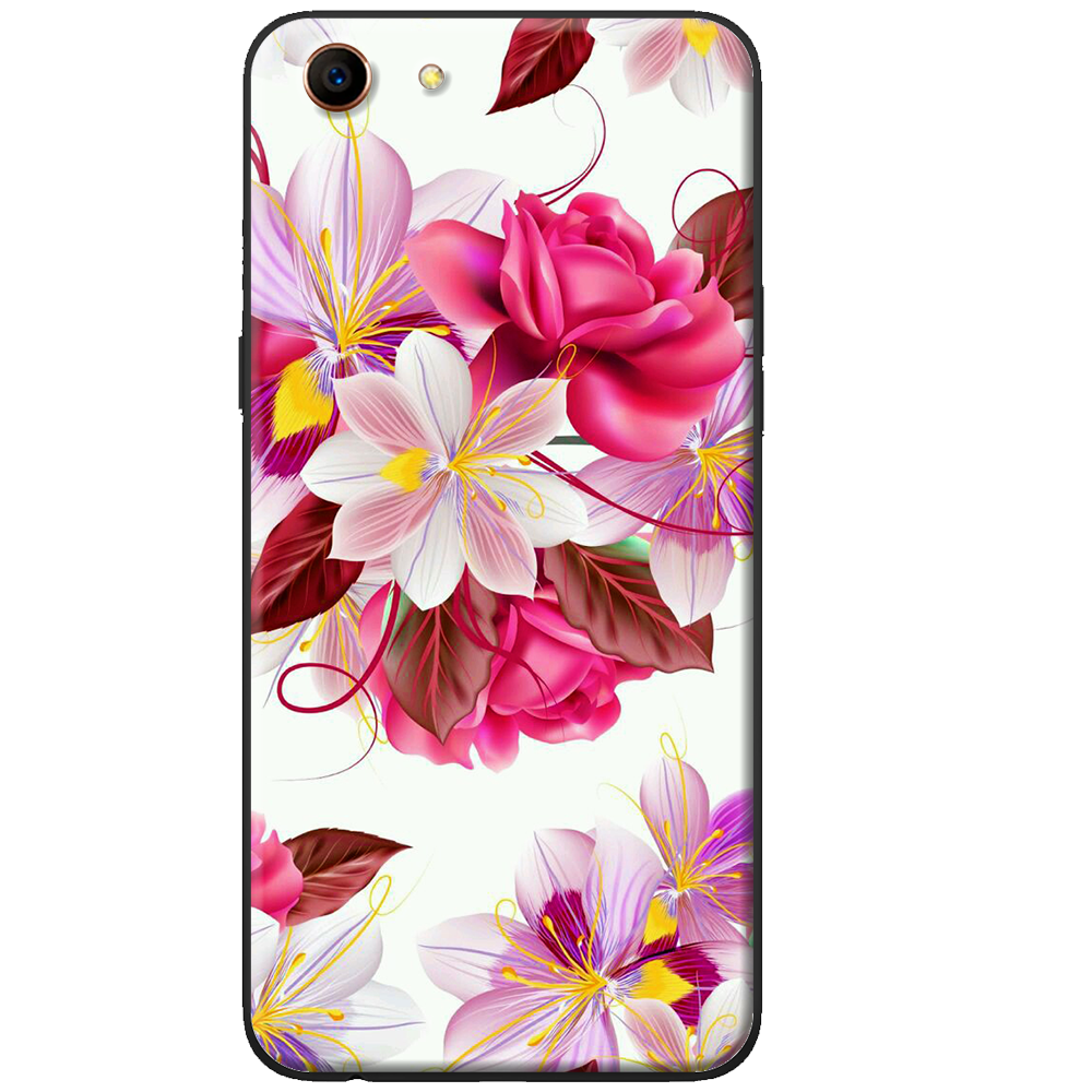 Ốp lưng Oppo A83 Hoa hồng trắng