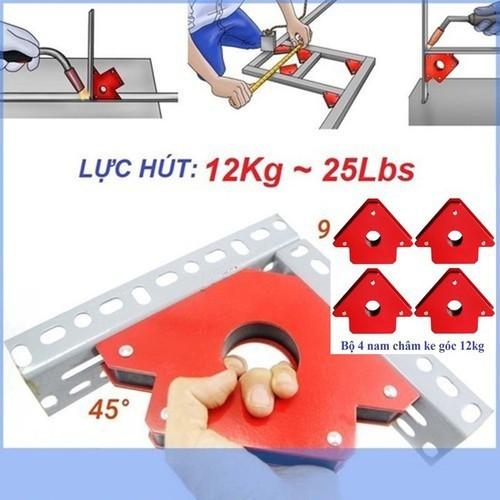 ke góc nam châm lực hút 12kg-bộ 4 cái