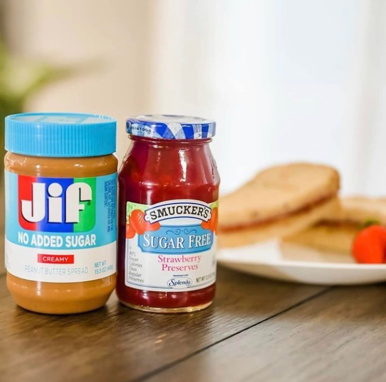 Mứt trái cây không đường Smuckers ( eat clean, diet, tiểu đường ,gymer )