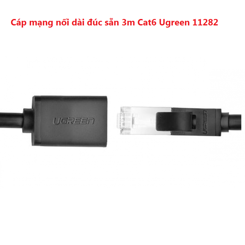 Cáp mạng nối dài đúc sẵn 3m Cat6 Ugreen 11282 Chính Hãng