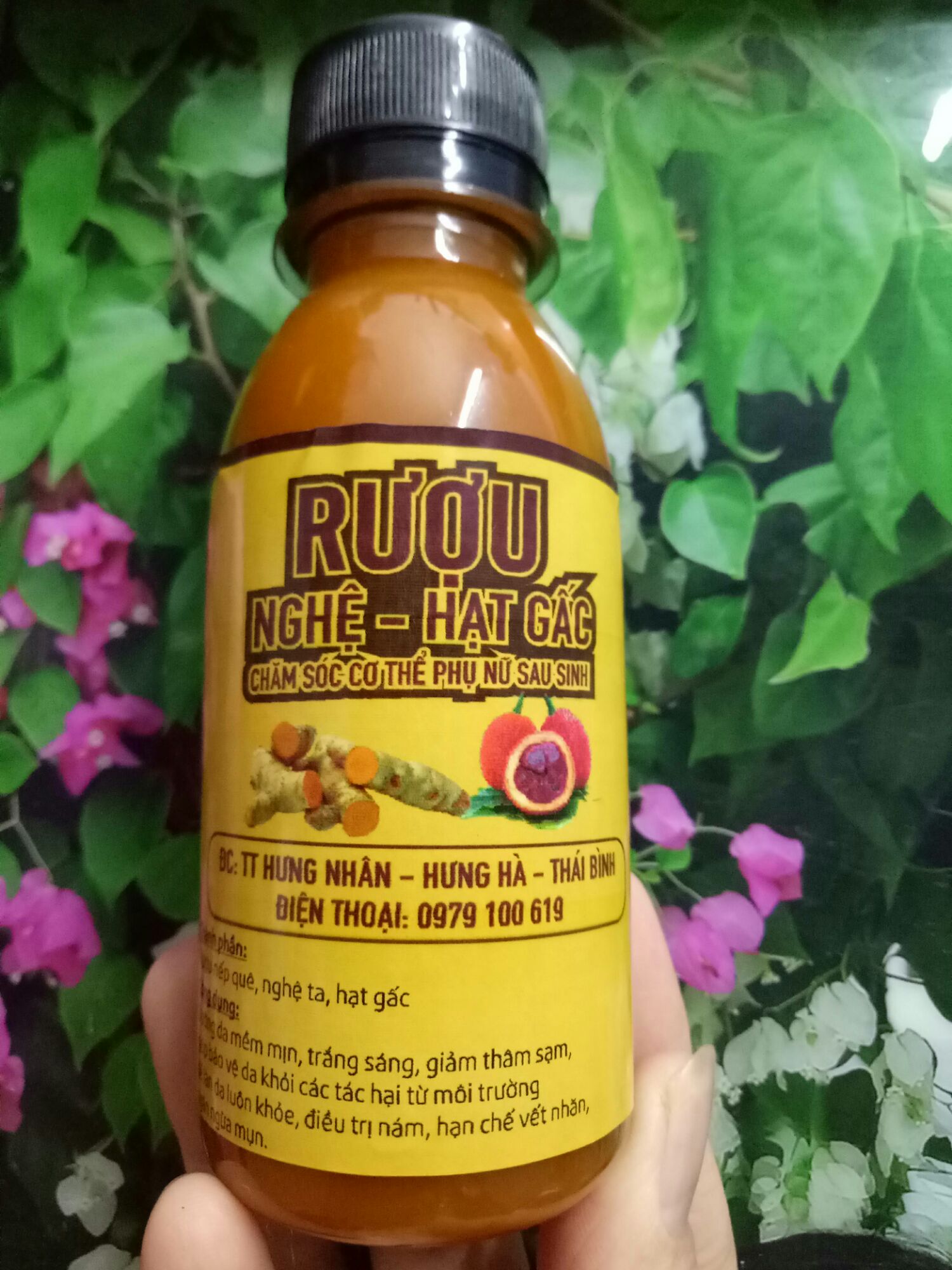 100ml Cốt nghệ hạt gấc dưỡng da mặt