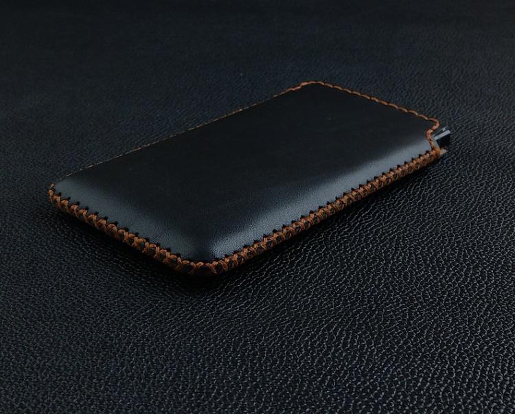 Bao Da Rút Blackberry Key2 / Key2 LE Da Bò Thật May Thủ Công Bền Đẹp