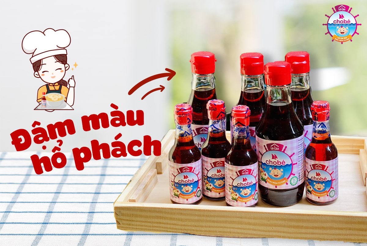 Nước mắm Lê Gia cho bé ăn dặm 200ml