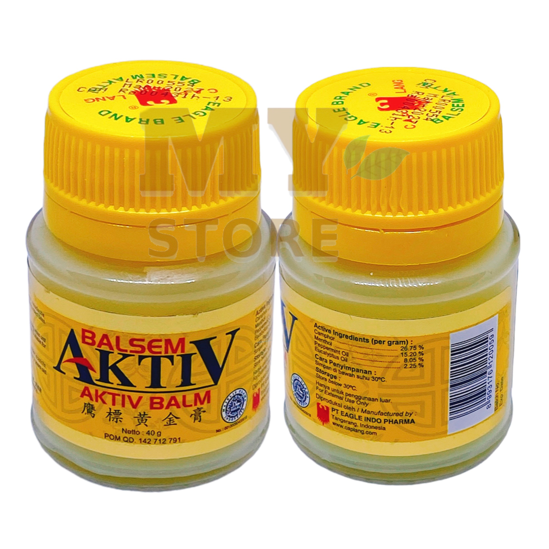 (Chính Hãng) Dầu Cù Là Vàng Balsem AktiV Balm Indonexia 40g