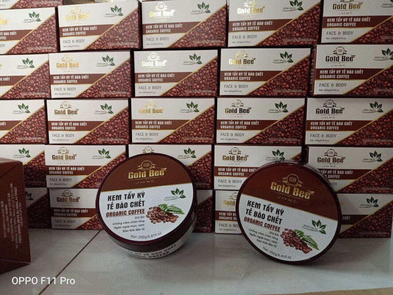 Kem kỳ tế bào chết Cà Phê Gold Bee