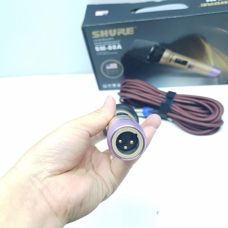 Micro có dây hát karaoke SHURE SM-88A CAO CẤP NEW 2019