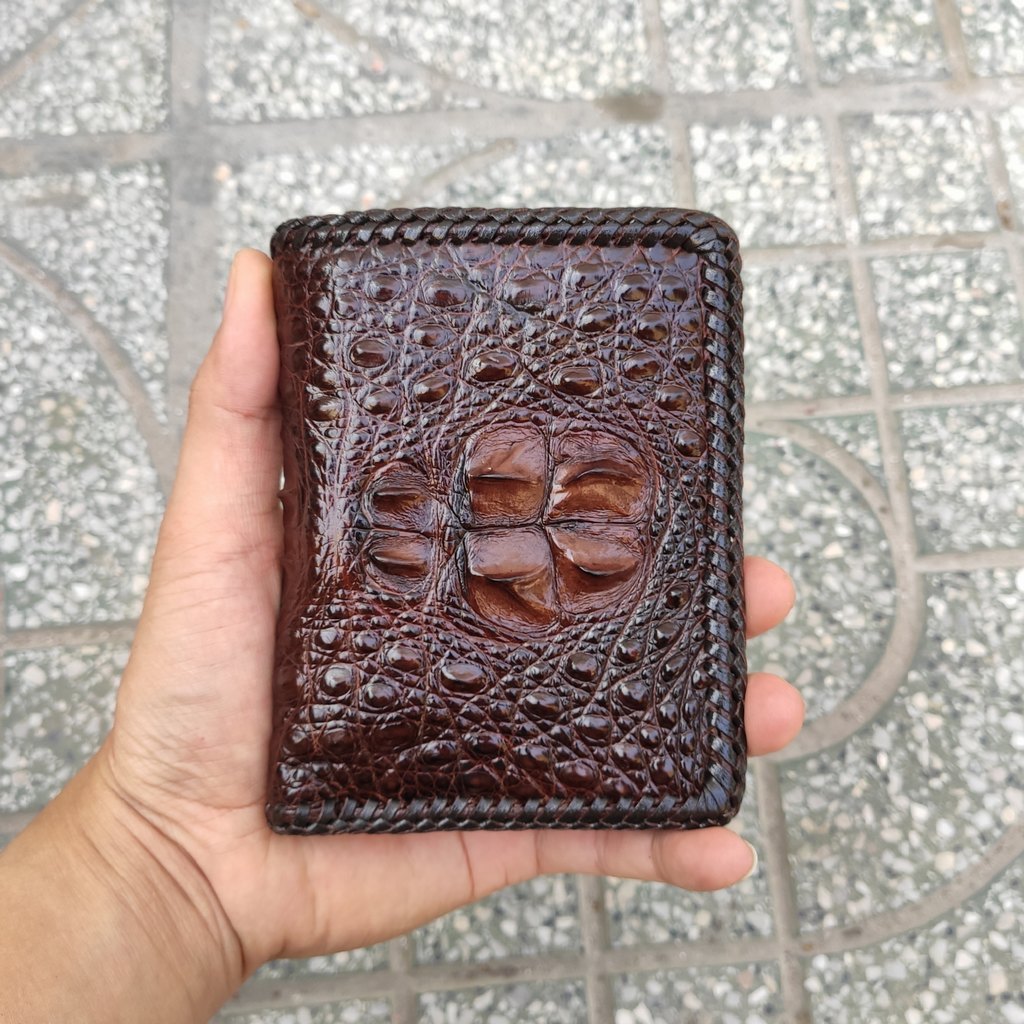 [FREE SHIP] Bóp Nam Dáng Đứng Gù Cá Sấu Đỉnh Cao Siêu Đẹp VS2V1D