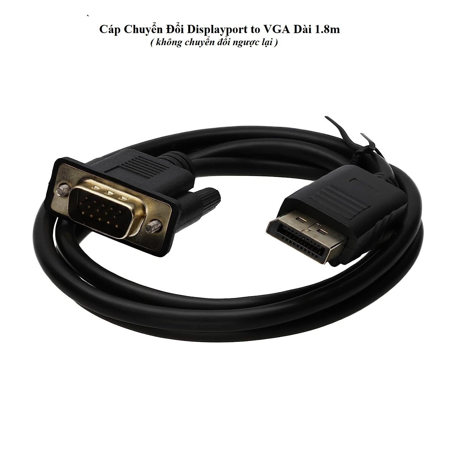 Cáp Chuyển Đổi Displayport to VGA Dài 1.8m
