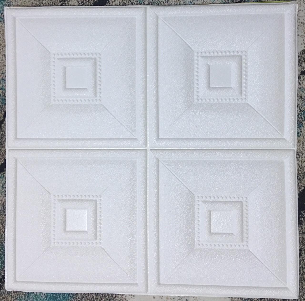 COMBO 20 miếng Xốp dán tường giả da cách âm-cách nhiệt MARKET VIETNAM sang trọng 60x 60 cm dày 8mm (loại 1) nhiều màu lựa chọn