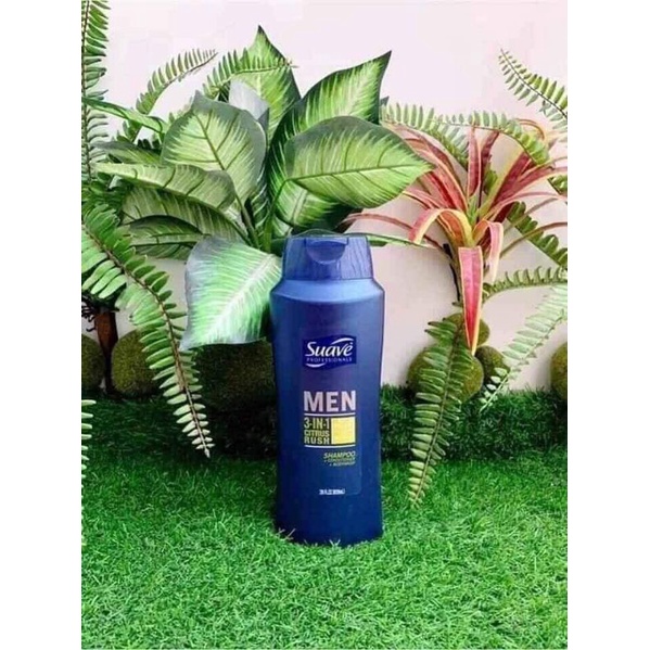 Sữa Tắm Gội Suave Men 3In1