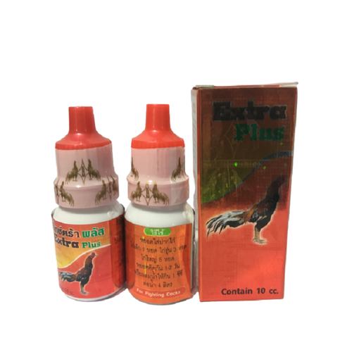 EXTRA PLUS  - CH.Ữ..A KHÒ KHÈ CHO GÀ CHỌI GÀ TRE [ 10 ML ]
