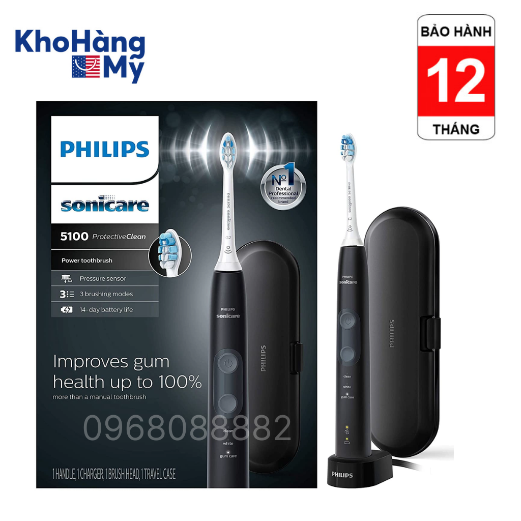 Bàn chải điện Philips Sonicare Protective Clean 4100 ,4300,5100,5300