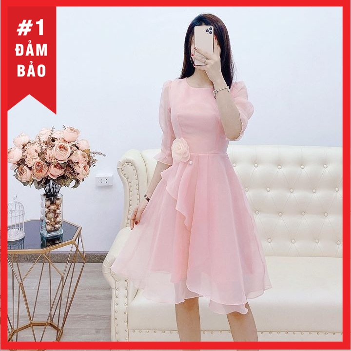 [HCM]ĐẦM VOAN LỤA TIỂU THƯ CAO CẤP ĐỦ SIZE 30 ĐẾN 72KG- V5