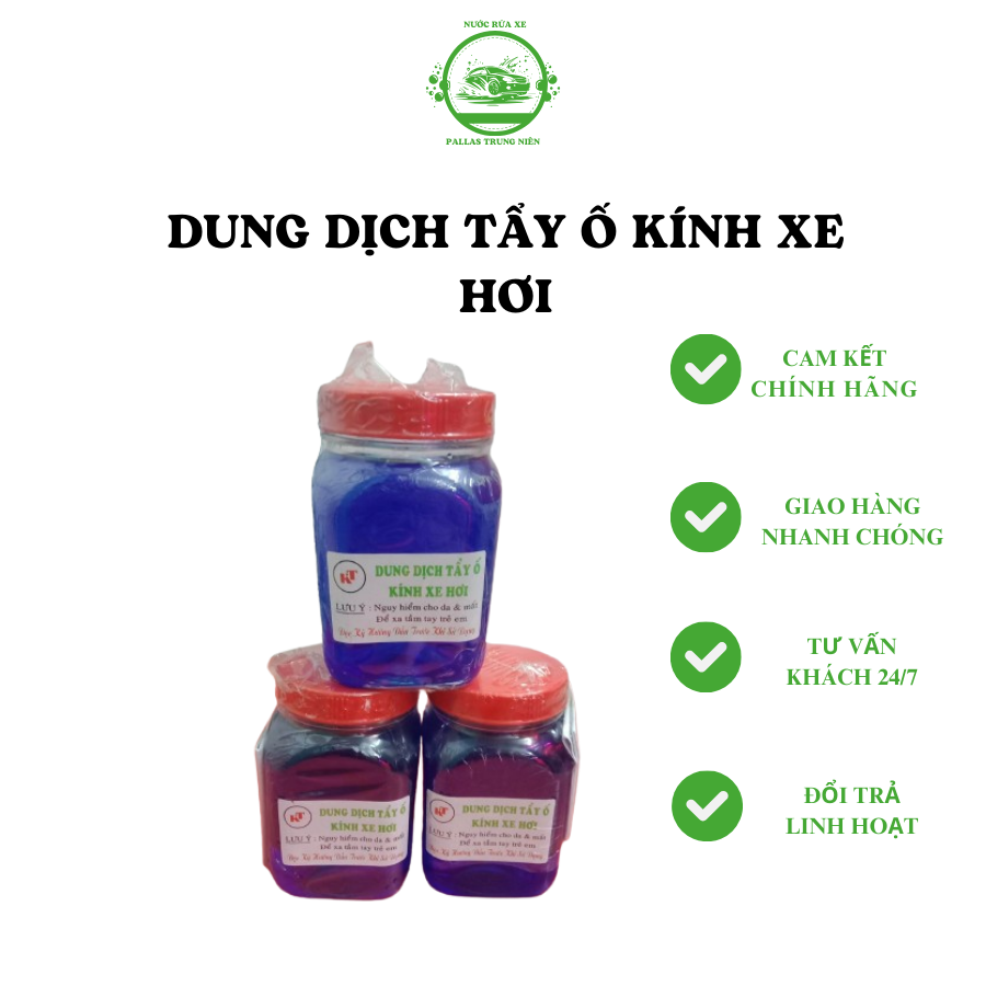 Dung dịch tẩy ố kính xe hơi