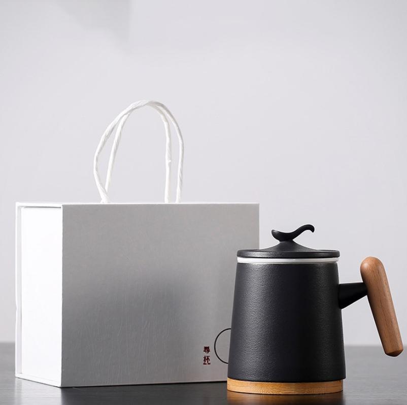 Worldmart  Cốc lọc trà bằng sứ Nhật Bản kèm hộp quà tặng