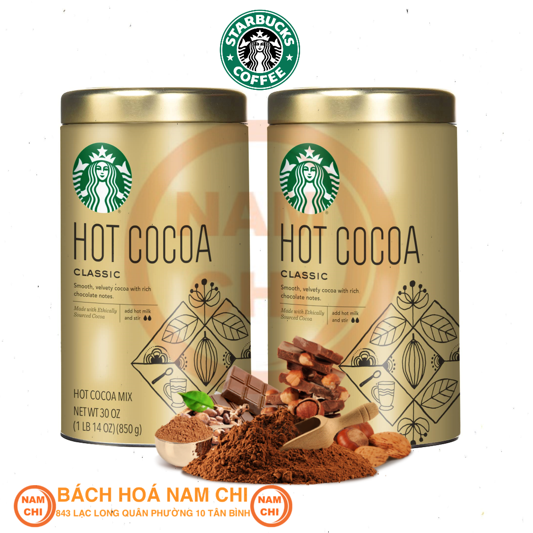 Bột cacao nguyên chất starbuck thơm đậm vị chuẩn costco usa