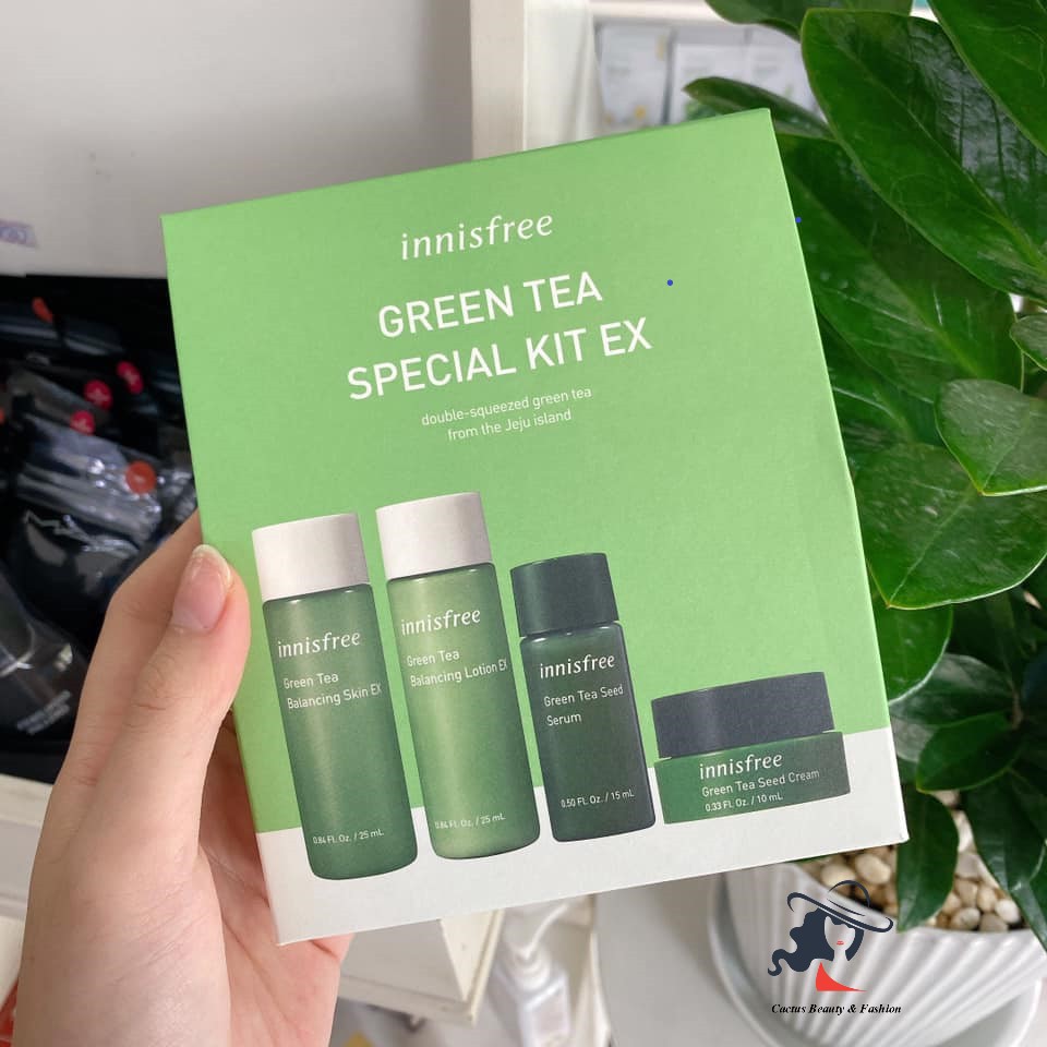 [HCM]Bộ Kit Dưỡng Da Mini Innisfree Green Tea Special Kit Ex Edition