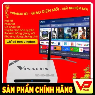 Android TV box Vinabox X6 Ram 2GB tài khoản vip 1 năm