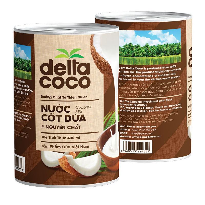 Nước cốt dừa coconut milk lon 400 ml