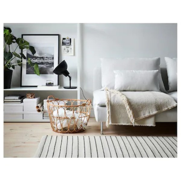 GIÁ THANH LÝ Sọt Mây Siêu Xinh Xắn Hàng Xuất Khẩu Đựng Đồ Chơi Trang Trí Nhà Cửa Kích Thước D54 * H39 cm Vintage Boho Giá Xuất Khẩu