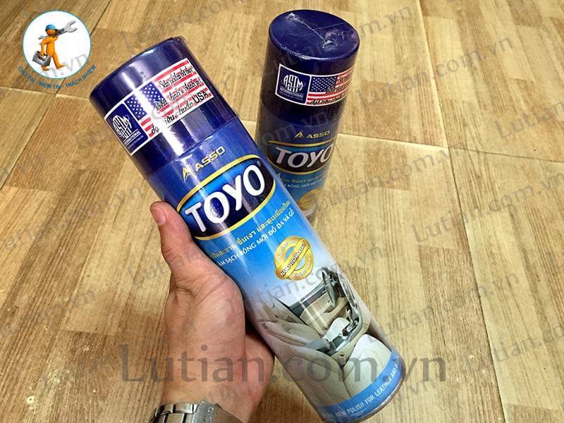 Toyo xịt bóng đồ da và đồ gỗ