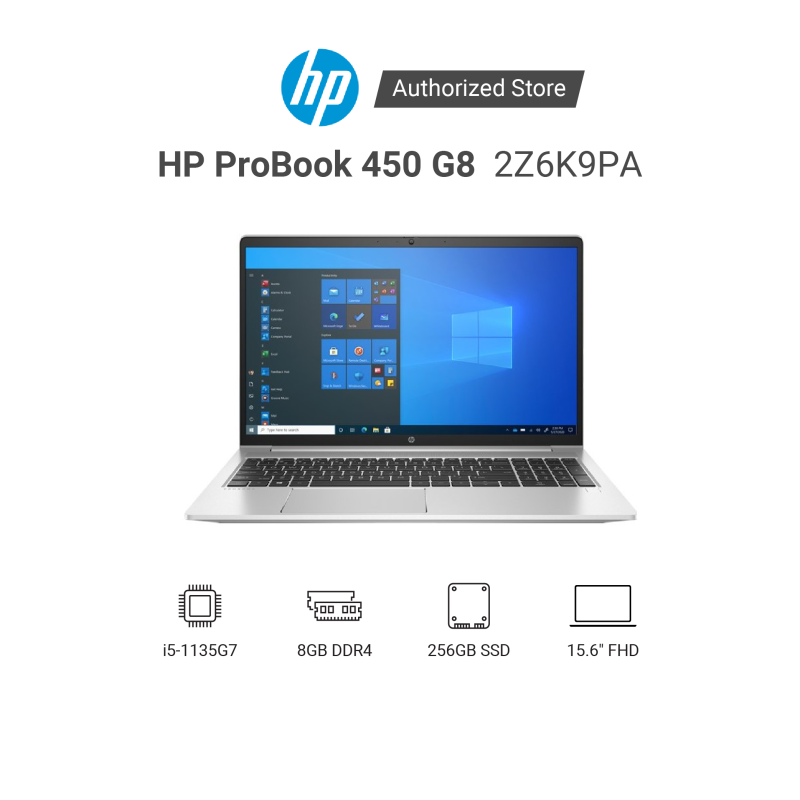 [VOUCHER 2 TRIỆU] Laptop HP ProBook 450 G8 2Z6K9PA i5-1135G7 | 8GB RAM | 256GB SSD | Intel Iris Xe Graphics | 15.6 FHD | DOS
