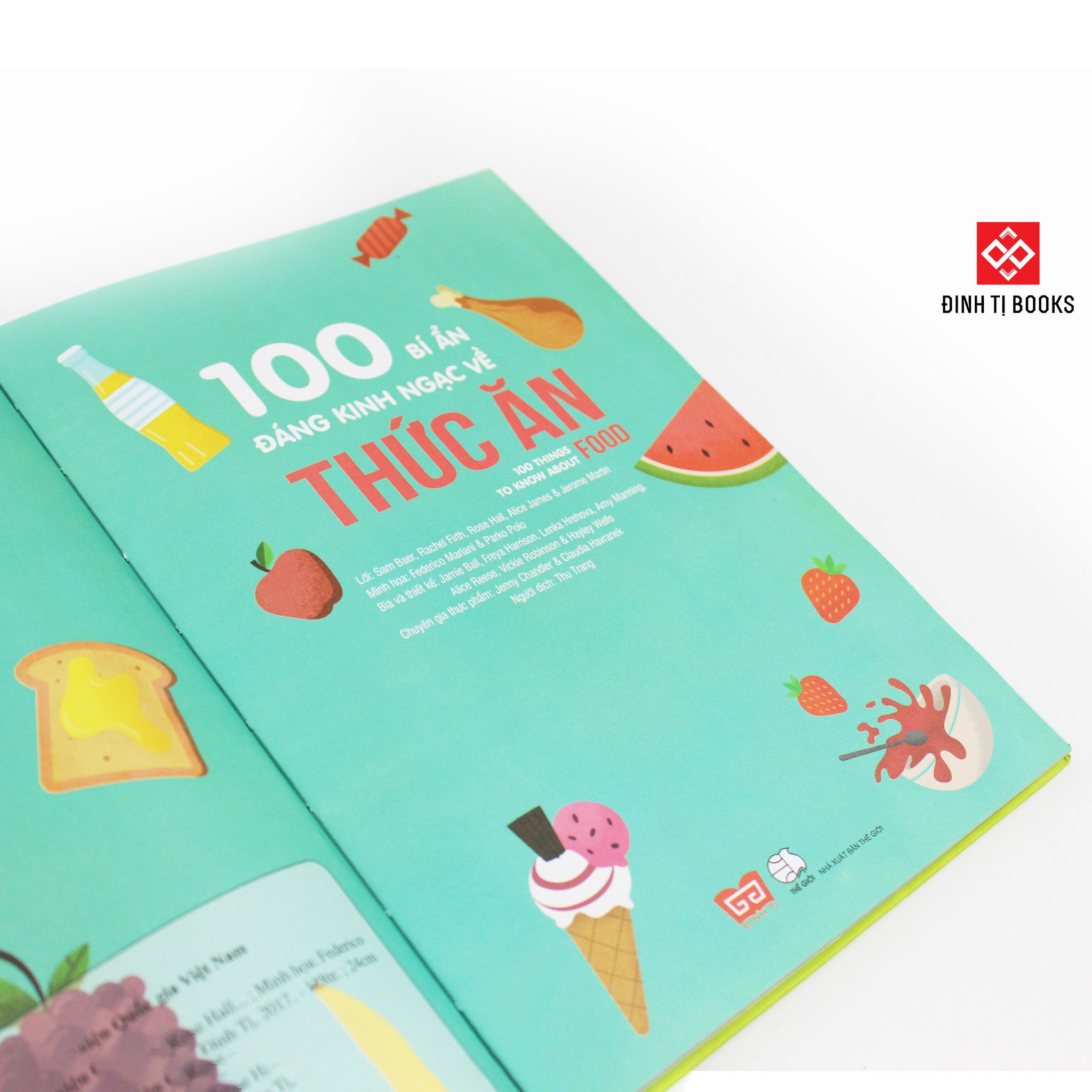 100 bí ẩn đáng kinh ngạc về Thức ăn (USBORNE - 100 things to know about food)