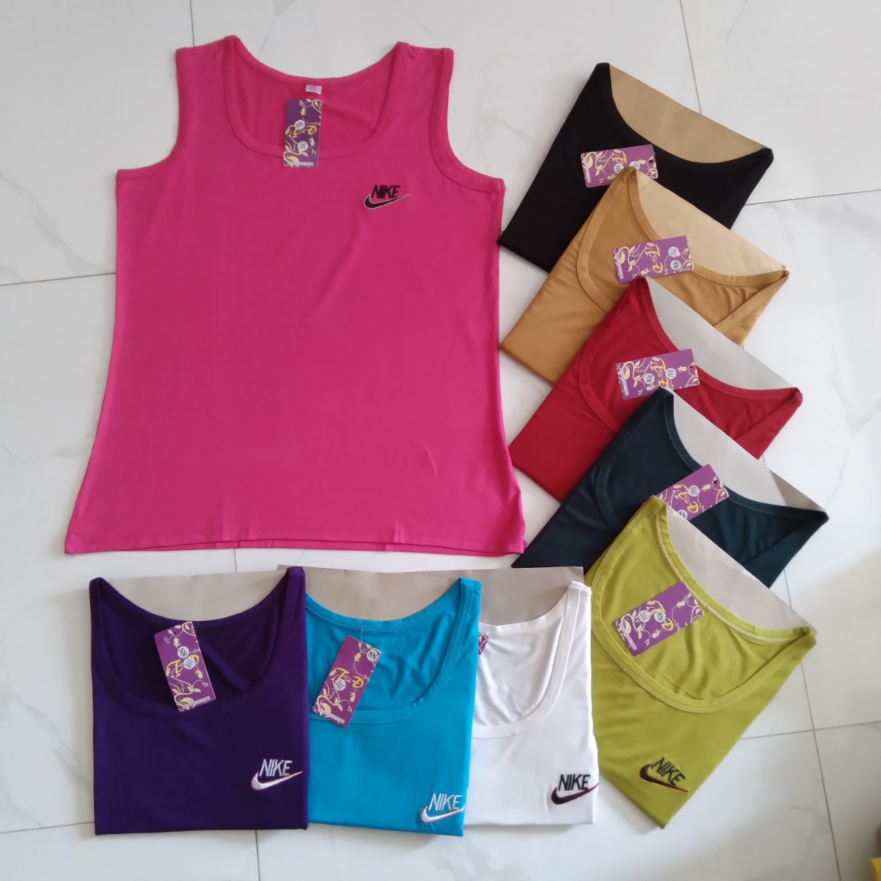 Áo ba lỗ nữ sát nách chất thun Lạnh co giản 4 chiều