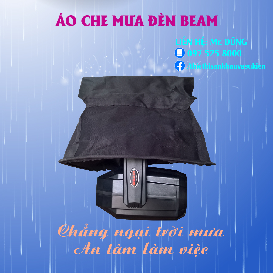 ÁO CHE MƯA ĐÈN BEAM