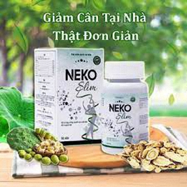 Thảo mộc Giảm cân Neko Slim hỗ trợ giảm cân nhanh cấp tốc giảm béo an toàn CAFANI Shop cao cấp