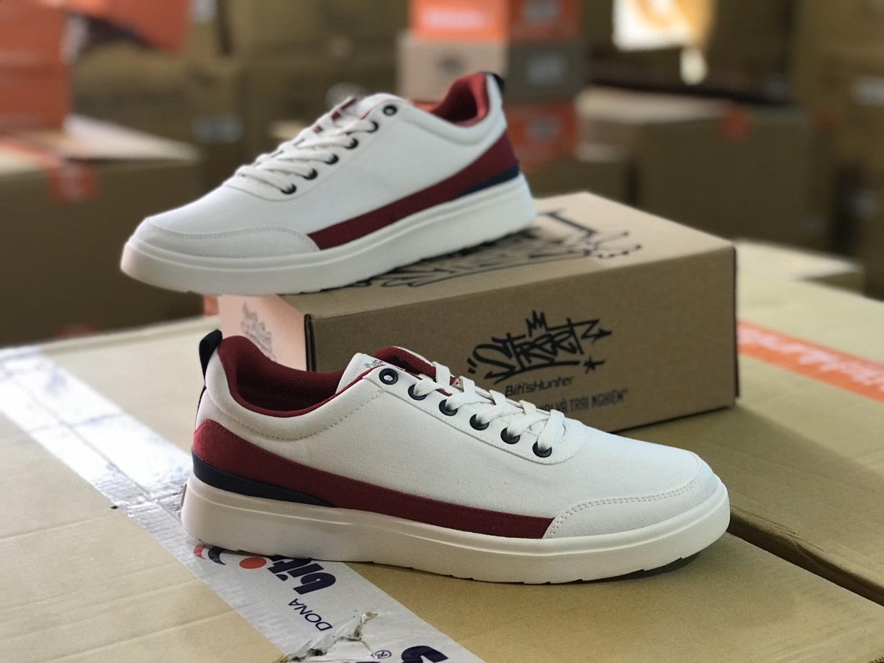 Giày Sneaker Nữ Bitis Hunter Street Double Stripes DSWH01300DOO (Đỏ)