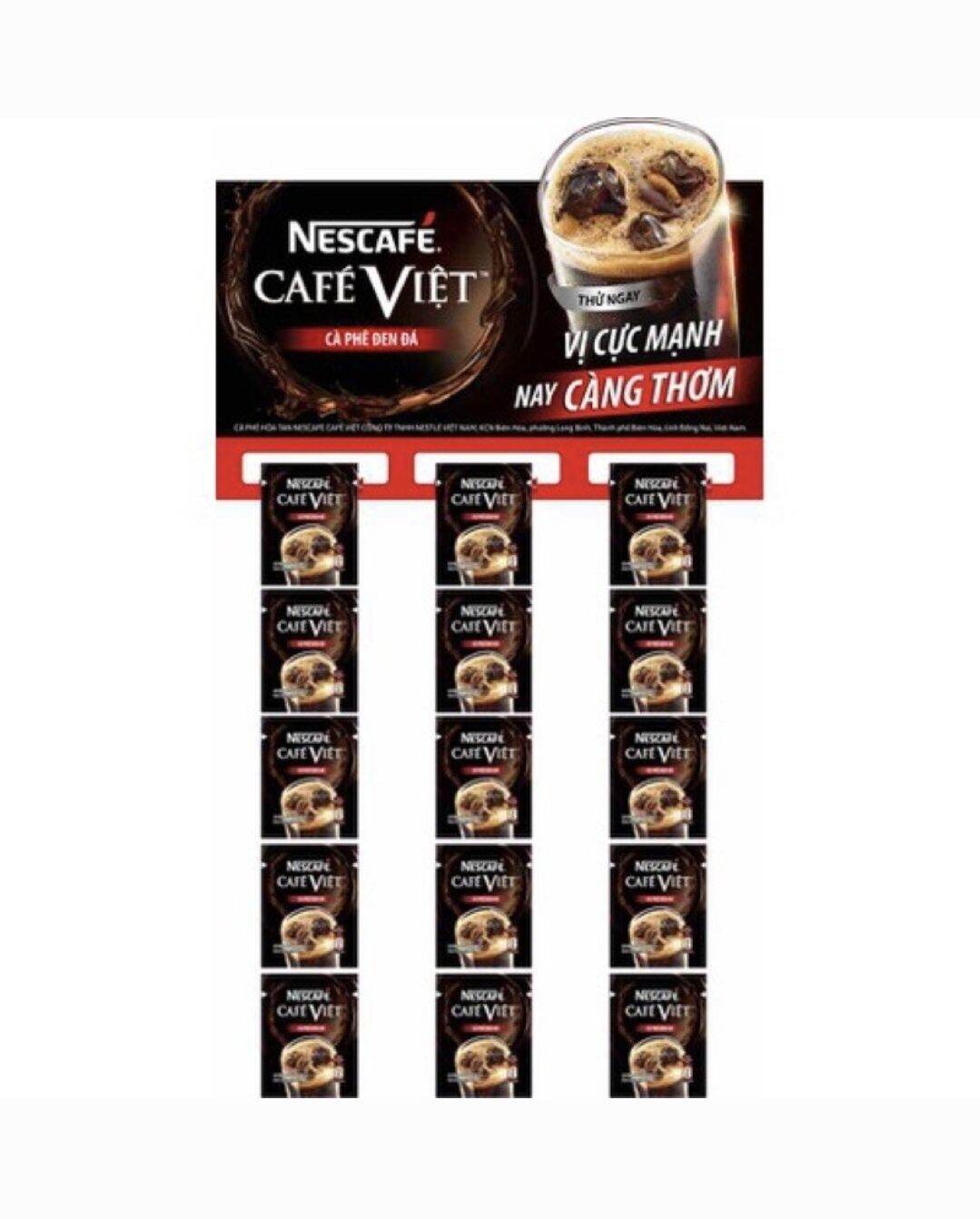 Nescafe cafe việt đen đá dây 10 gói x 16g (date mới)