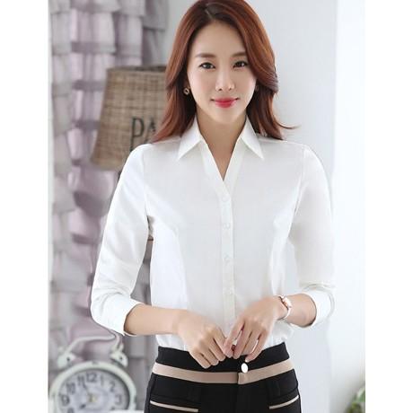 Áo sơ mi nữ trơn DTR0819