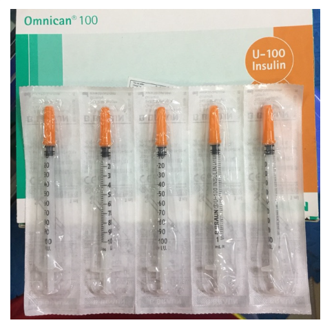 Kim Tiểu Đường 1cc/Kim Tiêm Insulin B.Braun (hộp 100 cây)