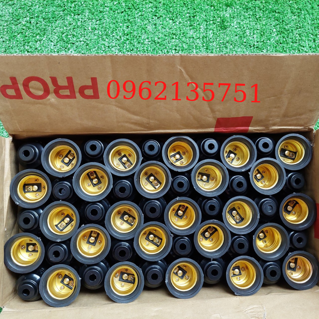 Combo 2 Đuôi đèn treo E27 Trắng, Đen ( Loại Tốt )