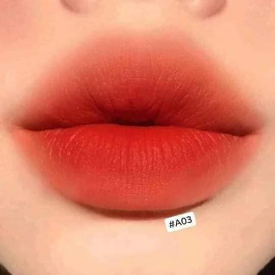 Son Black rouge A03 đỏ cam cháy