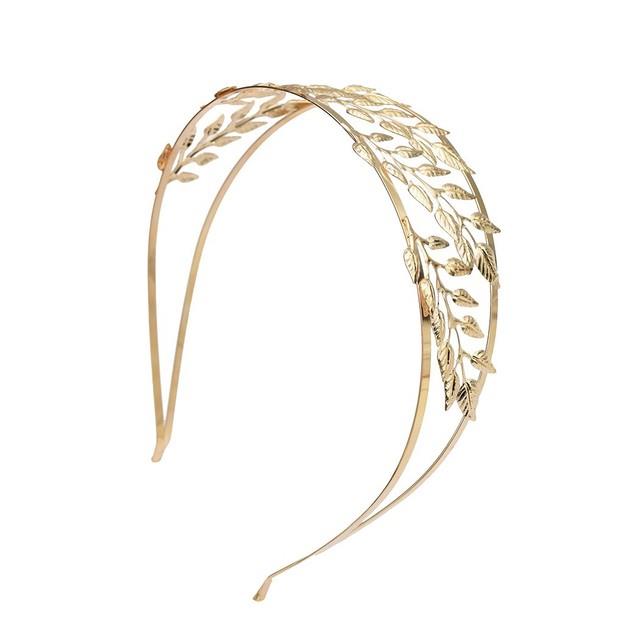 Uijuhi✕❅♈ Greek Headbands Bride Wedding Accessories For Women Tiaras Headpiece Headdress