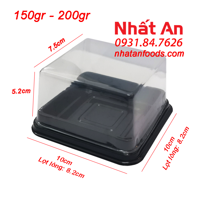 Khay trung thu đế đen vn 150gr - 200gr