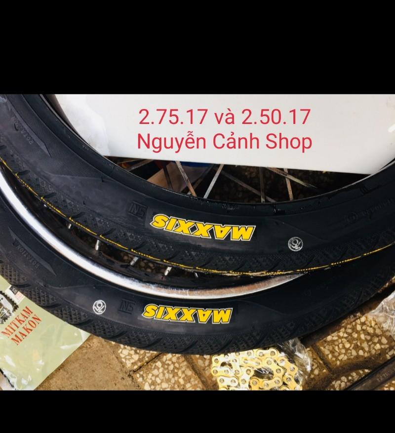 Vỏ MAXXIS 275 17 và 250 17