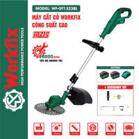 Máy cắt cỏ pin WORKFIX WF-GT1323BL Động cơ Không chổi than Dài 135cm Lưỡi 250mm ( Bảo Hành 12 Tháng )