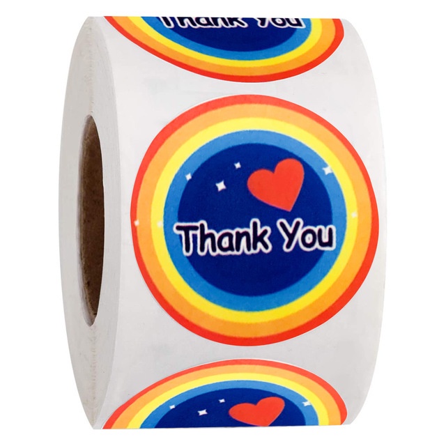 500 Tem Sticker " THANK YOU " dễ thương