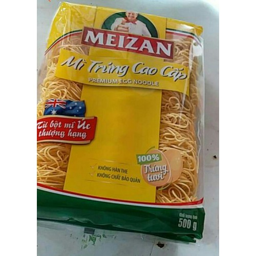 Mì Trứng Meizan Cao Cấp Gói 500 G