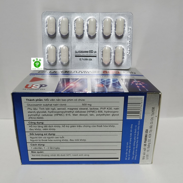 GLUCOSAMINE 500 tab 100 viên