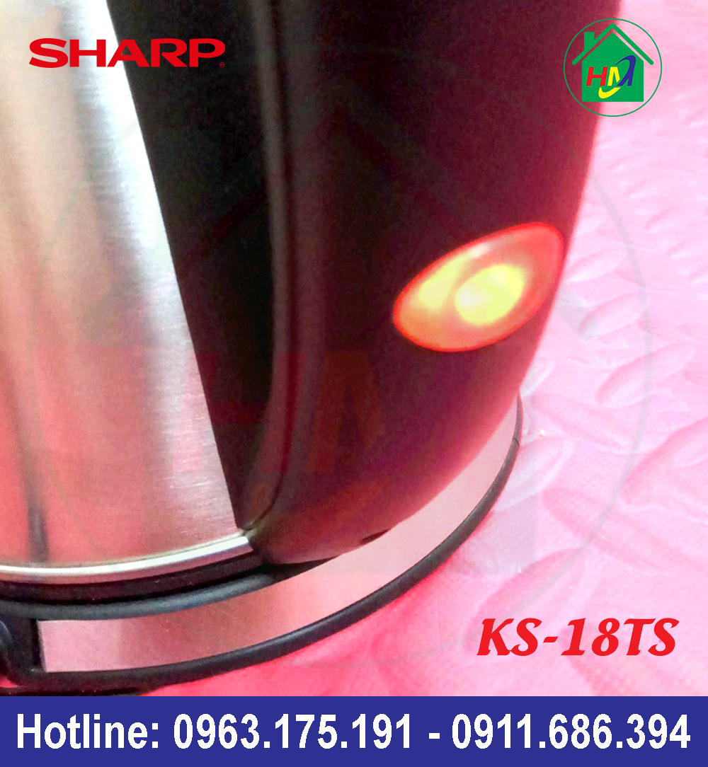 Ấm Siêu Tốc Sharp Thái Lan KS-18TS