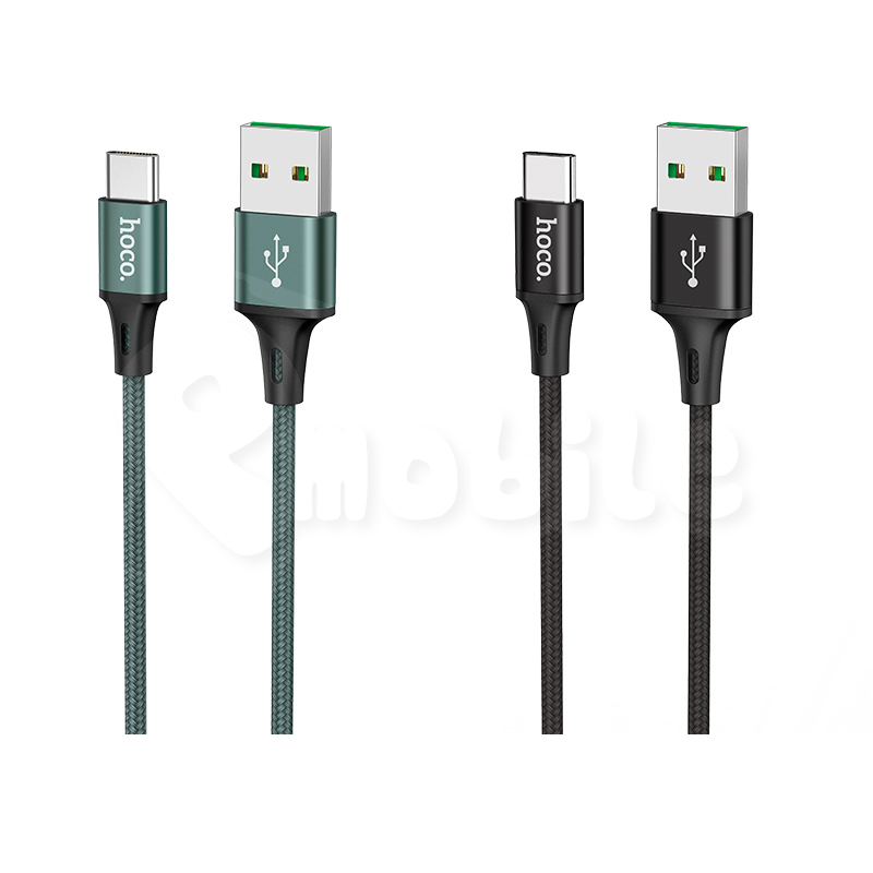 Cáp sạc nhanh Hoco DU10 dành cho điện thoại Android, jack Type-C chiều dài 1m, 2m