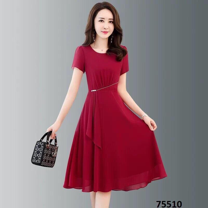 Váy dự tiệc công sở đính ngọc sang trọng